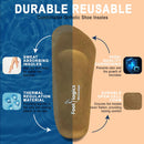Footlogics 3/4 Length Orthotic Shoe Insoles with Built-in Raise for Ball of Foot Pain, Morton’s Neuroma, Flat Feet - Metatarsalgia (S (Men's 6-7.5, Women's 7.5-9)) 4