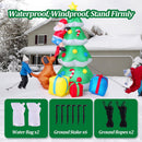 AKEYDIY 7.7 FT Inflatable Christmas Tree with A Santa Chased by Dog Inflatable Christmas Decorations Outdoor- Blow Ups Xmas Tree Yard Decorations LED Lighted Décor for Holiday|Party|Garden|Lawn|Patio — 4