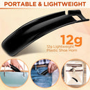 Plastic Travel Shoe Horn | 6 Inch Black — 4