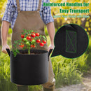 FEED GARDEN 10 Gallon Grow Bags 4 Pack – 300G Thickened Fabric Plant Pots with Reinforced Handles, Breathable Drainage Planters for Vegetables, Tomatoes, Herbs, Indoor & Outdoor Gardening — 7