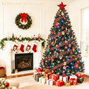 Pre-Lit Christmas Tree 6FT, 856 PVC Tip for Home Holiday Decor — 2