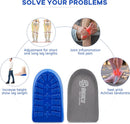 1/2 inch Heel Lifts Inserts Cushioned Arch Support Insoles with Hidden Lift Technology, Plantar Fasciitis Relief Inserts, Anti-Slip Heel Pads for All Day Standing Support (1 Pair) (Medium) — 5