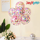 JOYYPOP 8 Sets Balloon Stand Kit For Table, Balloon Sticks with Base | Clear — 6