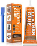 Leather Glue, Waterproof Flexible Leather Adhesive, Metal Tip, 2.1 fl oz — 1