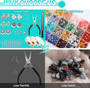 selizo Jewelry Making Kits for Adults Women with 28 Colors Crystal Beads, 1660Pcs Crystal Bead Ring Maker Kit with… — 6