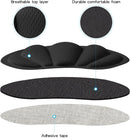 Back of Heel Cushion Pads, Adhesive Heel Grips Inserts for Loose Shoes, Prevent Heel Slip and Blister Shoe Guards, 2PCS-Black+2PCS-Black+2PCS-Black — 3