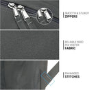 ZORFIN 26L Backpack for College, and Travel: Water Resistant Bookbag - Forge Grey | 16.5 Inch — 6