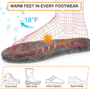 riemot Women’s Sheepskin Wool Insoles,100% Australian Wool Fleece Upper,15mm Thick Warm Winter Boot Inserts, Cozy Replacement Insoles for Snow Boots, Slippers & Roomy Shoes Grey EU40/US9 - Gray — 6
