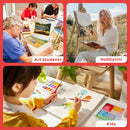 Simetufy 82 Pack 8x10 Inch Bulk Flat Canvas Boards for Painting Class | 8"x10"- 82 pack — 4