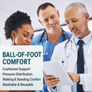 Orthopedic Metatarsal Pads,Ball of Foot Cushions with 3mm Gel,4 Sizes 2