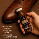 Eagle Liquid Shoe Polish Instant Shine – Quick-Dry Leather Polish with Built-In Sponge Applicator & 2 Cleaning Wipes | Brown — 5