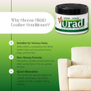 Leather Conditioner 7oz White – Premium Leather Care and Color Restoration for White Shoes, Bags, Furniture, and More | 200g — 3