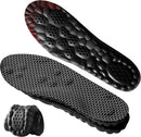 4D Cloud-Soft Comfort Soles for Men - Memory Foam Steppers Insoles with Fresh-Tech Fabric - Arch Support Trim to Fit Insoles for Enhanced Foot Comfort and Fatigue Relief (US M 7.5-10.5) - Black — 1