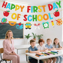 Shzbtdo Pre-Strung First Day of School Banner, Back to School Decorations — 5