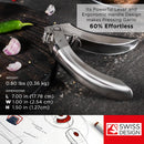 Kuhn Rikon Epicurean Garlic Press, Stainless Steel, 6.5 x 1 x 1.5 inches, Silver — 3