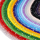 1800Pcs 4mm Glass Beads for Bracelets Jewelry Making, Faceted Bead Friendship Bracelet Kit, Rainbow Beads DIY Craft… — 7