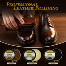13-Pcs Complete Shoe Shine Kit & Leather Boot Care and Cleaning Kit - 100% Horsehair Brushes, Mink Oil, Saddle Soap, Shoe Polish Kit with Manual & Travel Case - Gift for Dad Husband Father — 6