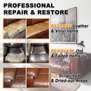 Black Leather Recoloring Balm, 12oz Leather Color Restorer for Couches, Leather Repair Kit for Furniture, Leather Dye for Leather Fade — 3