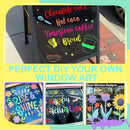 Celepen Window Chalk Markers for Cars Glass Washable, 8 Colors Macaron Jumbo Liquid Chalk Marker Pens with 10mm 3 in 1 Nib Wide Tip, Chalkboard Markers Car Window Paint Pen for Auto, Mirror, Poster | 8 pcs Macaron 10 mm — 5