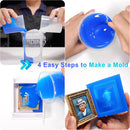 BBDINO Silicone Mold Making Kit, Liquid Silicone for Molds Making 30A Sapphire Blue, High Strength Silicon Rubber… — 8