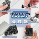 5 Pcs Fidget Toys for Adults & Teens Magnetic Putty Beads Cool Gadgets Slider Metal Fidgets Spinners Cube Office Desk Sensory Toy for Autism ADHD Stress Relief Set Anxiety Items Gift for Teen Boys — 3