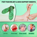 220lbs+ Metatarsal Insole Arch Support Plantar Fasciitis Relief - Yunshan Green — 2