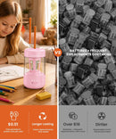 2 Pack Electric Pencil Sharpener for Classroom, Fully Automatic, LightPink | Lightpink (Pack of 2) — 3