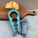 Jar Opener for Seniors with Arthritis,Jar Opener for Weak Hands,5-in-1 Bottle Opener,4-in-1 Can Opener (A-Blue) — 6