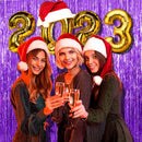 20 Pack Purple Backdrop Tinsel Streamers Foil Fringe Backdrop Halloween Party Decorations Purple Backdrop Curtain Birthday Graduation Bachelorette Christmas New Year Party Decorations | 39.4"w X 78.7"l (Pack of 20) — 2