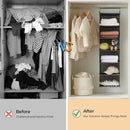 MAX Houser 6 Tier Hanging Closet Organizer with 2 Sturdy Hooks, Grey — 8
