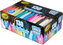 Crayola Washable Outdoor Sidewalk Chalk Collection (130ct), Bulk Anti-Roll Chalk Sticks for Kids, Outdoor Toys & Activities, Teacher Appreciation Gifts, Ages 4, 5, 6 | 130 Count (Pack of 1) — 7