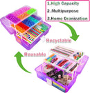 YITOHOP 15000+ Rubber Loom Bands, Mega Rubber Bands Bracelet Kit,Loom Bracelet Making Kit with 3 Layer Container,30… — 4