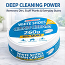 White Shoes Clean Cream Original 260g, Shoe Cleaning Kit Multi-Purpose Clean Cream white Shoe Cleaner with Sponge, No Water Needed, Sneaker Cleaner for Leather, Sofa, Car Interior — 5