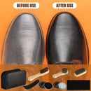 Loopeer 8 Pcs Shoe Shine Kit Leather Polish Brush Care Kit | Black — 4