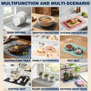 2 Pack Caketime Silicone Dish Drying Mat for Kitchen Counter Cooking Baking…