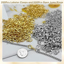 MKCYD 700Pcs Lobster Claw Clasps and Open Jump Rings Set — 3