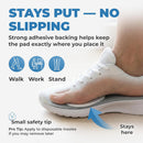 Homergy Metatarsal Pads for Women & Men, Ball of Foot Cushions, 1/4" Thick 4
