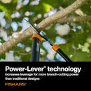 Fiskars 28" Power-Lever Garden Bypass Loppers, 1.75" Cut Capacity | 28" Lopper — 2