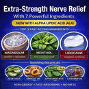Neuropathy Cream – XL 8 oz – Maximum Strength Nerve Relief Cream for Feet Hands Legs Toes – Lidocaine 1.0% + Menthol 3.7% + Magnesium Chloride 2.0% – Fast-Acting Soothing Relief – Super Value 8 oz — 6