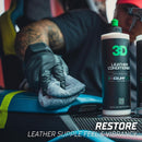 3D Leather Conditioner for Car, GLW Series | Restore, Condition, Protect | UV Protection | Conditions Leather Seats, Furniture, Boots, Apparel | DIY Car Detailing | 16 oz — 4
