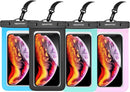 4 Pack 8.5“ Waterproof Cell Phone Pouch - Underwater Dry Bag Case Lanyard -Water Proof Clear Holder Protector for iPhone 17 16 Pro Max Plus Air Samsung Galaxy S25 Ultra Note for Beach Swimming — 1