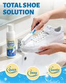 Jevvu Shoe Cleaner, Shoe Cleaning Kit with Brush & Towel for White Shoes — 7