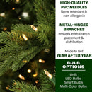 Fraser Hill Farm 7.5-Ft. Woodside Pine Artificial Christmas Tree with Stand and No Lights, Unlit Foldable Fake Christmas Tree with Realistic Foliage for Home Decoration — 5