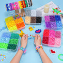 Gionlion 6000+ PCS Pony Beads 30 Assorted Colors Includes Glow in the Dark Bead, Kandi Beads for Jewelry Making,… — 5