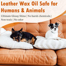 Mink Oil Paste Leather Conditioner Boots Wax Waterproof Smooth Couch Purse Shoes Bag Jacket Soft Polish Furniture Salve Sofa Car Seat Restore Shine Saddles Baseball Glove Natural Leather Care Balm — 7