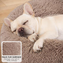 MIXJOY Orthopedic Dog Bed Comfortable Donut Cuddler Round Pet Beds Ultra Soft Washable Dog and Cat Cushion (20''/23''/30'') (23'', Brown) — 3