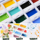 Fuumuui CREAMORA Watercolor Paint Set 24 Color Opaque Semi-Solid Timeless Tones | Professional Art Supplies with Strong Pigments & Coverage, for Artists Beginner Painters Amateur Hobbyists Painting | Daily Color | 1 Count (Pack of 1) — 2