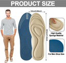 8 Pairs 3D Shoe Insoles Inserts Women Men, Sponge Insoles Replacement Innersoles Cushioning Work Boot Replacement Shoe Inserts(Classic Colors, Shoe Size 6-11) — 4
