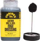 Fiebing's Leather Sole & Heel Edge Dressing (4 oz) - High Gloss, Protective Shoe Dressing Polish - Includes Brush Applicator - Black — 1
