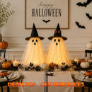 AYGXU 2pcs Halloween Decorations Indoor,Ghost Decor with String Lights Remote Control,Halloween Party Decorations,Spooky Ghost Light for Home Table Room Kitchen Office | Small ghost — 3